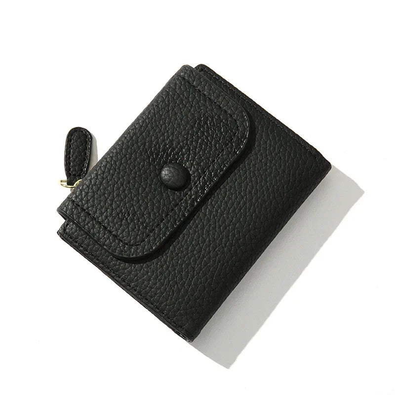 Araceli | Short Mini Travel Wallet with Snap Button Closure