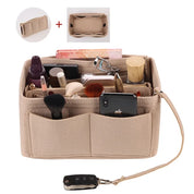 Kimber | Felt Insert Cosmetics Makeup Bag Travel Organizer