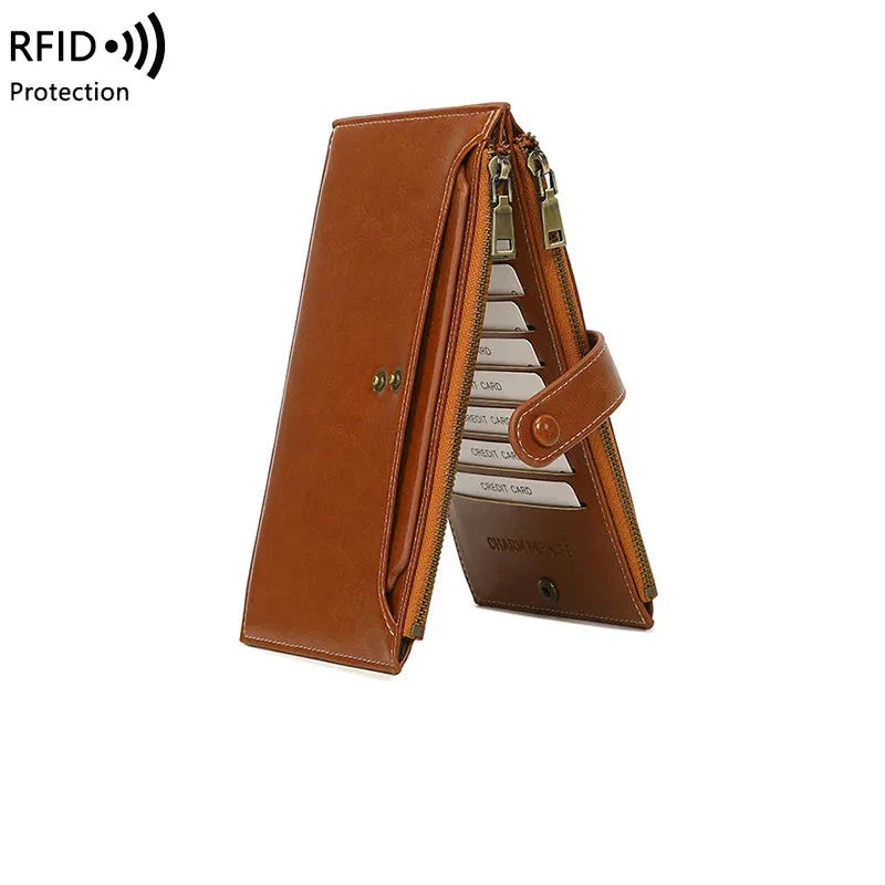 Savanna | RFID-blocking large travel clutch wallet