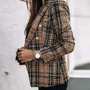 ABBEY | Stylish Checked Blazer