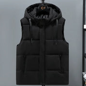 Calvin Hooded Bodywarmer | Premium Quilted Men's Bodywarmer with Hood