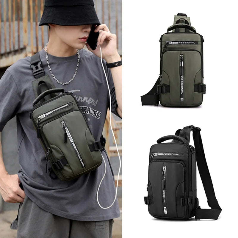 The Ultimate Men's Waterproof Anti-Theft Crossbody Sling Bag