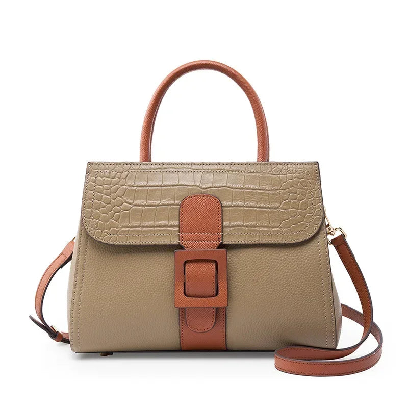 Sophia | Elegant Crocodile Pattern Crossbody Handbag