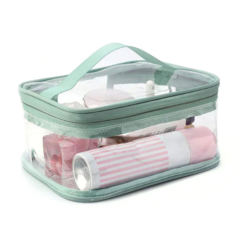 Braelyn | Waterproof Clear Travel Makeup Cosmetic Bag with Zipper