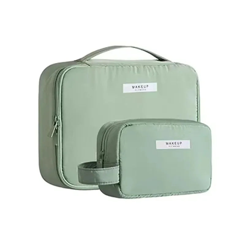 Large Capacity Waterproof Rice Makeup Bag & Toiletry Organizer