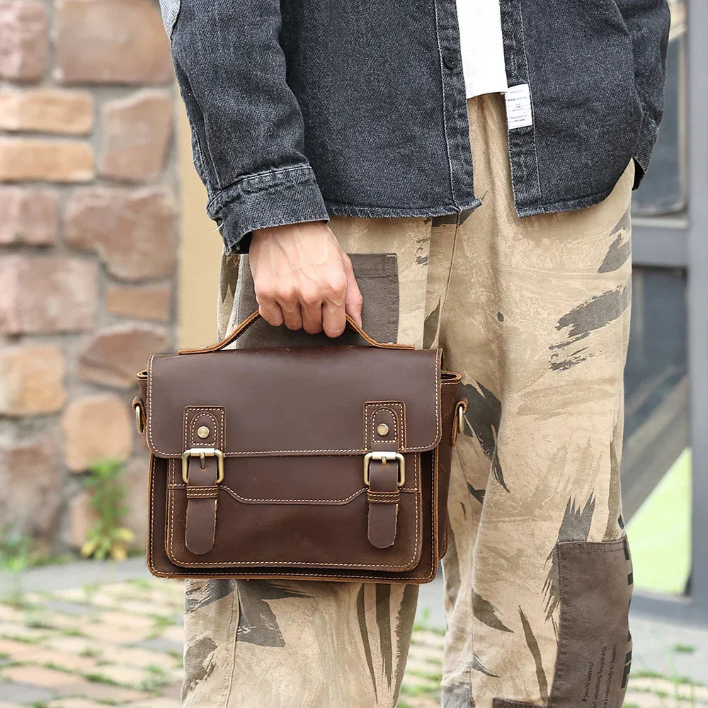 Oliver | Men's Casual Leather Crossbody Shoulder Bag