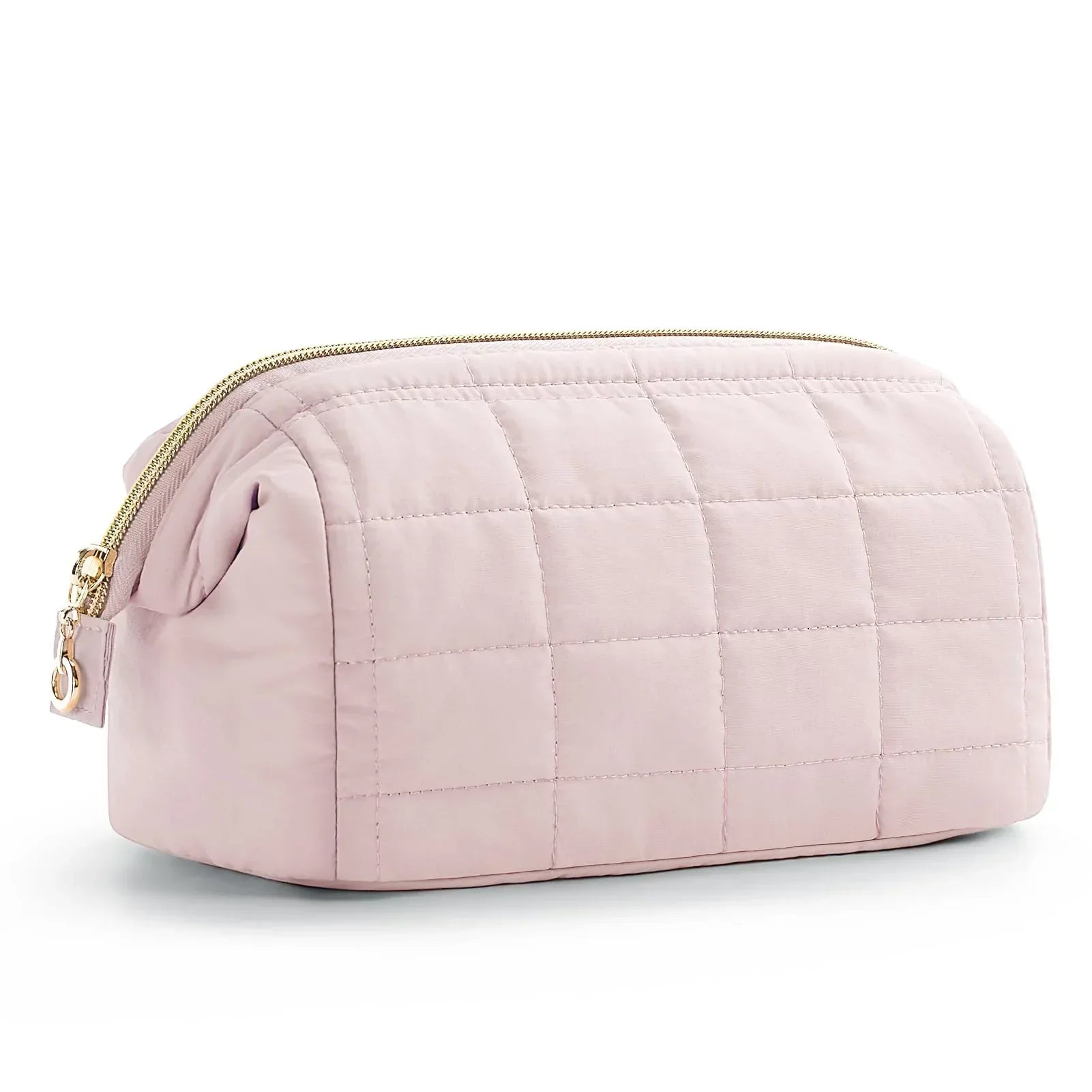 Louise | Elegant and spacious soft quilted cosmetic bag