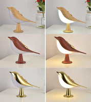 GlowNest | Wooden Bird-Shaped Night Lamp