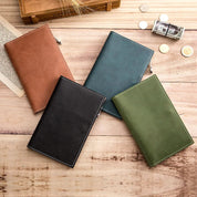 Mikaela | Genuine Leather Anti-Theft Passport Holder Travel Wallet