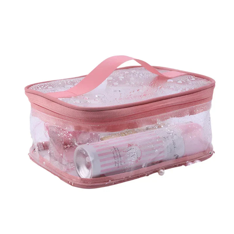 Braelyn | Waterproof Clear Travel Makeup Cosmetic Bag with Zipper