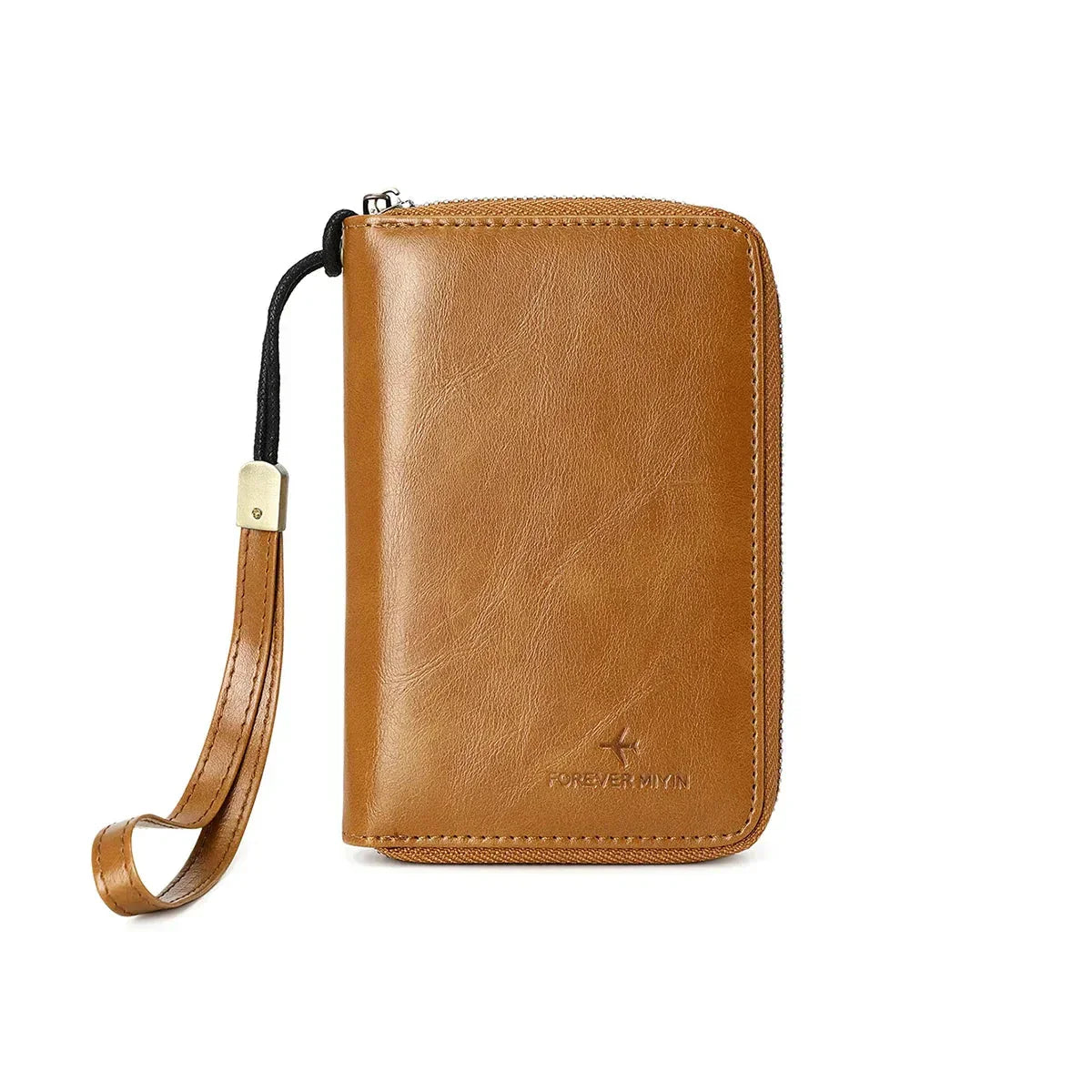 Samira | RFID-blocking Passport Holder Travel Wallet with Wrist Strap