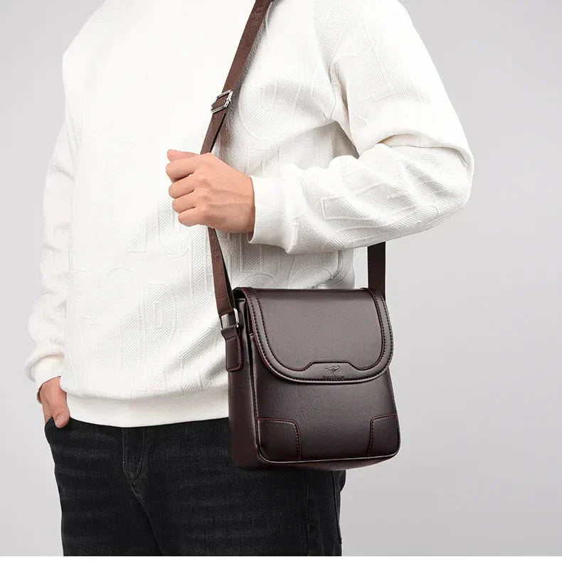 Ryan | Men's PU Leather Crossbody Messenger Bag