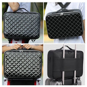 Barbara | Stylish and practical travel cosmetic bag with diamond pattern