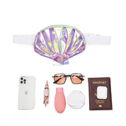 Piper | Holographic Shell-Shaped Crossbody Fanny Pack