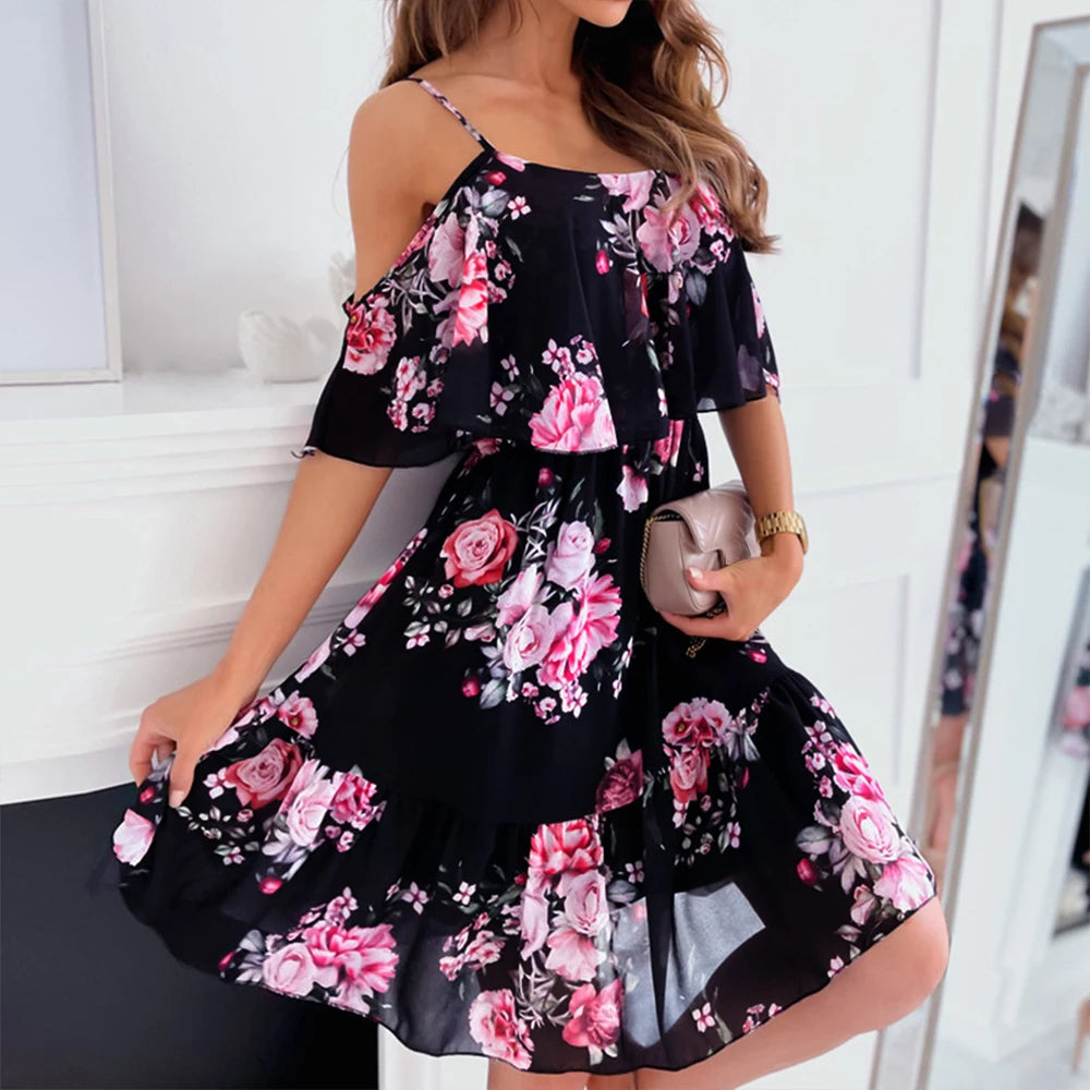 DIANE | Chiffon Floral Dress