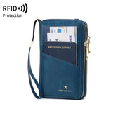 Valery | RFID-blocking passport holder with carrying strap