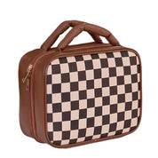 Sophia | Luxury Checked Spacious Cosmetic Organizer