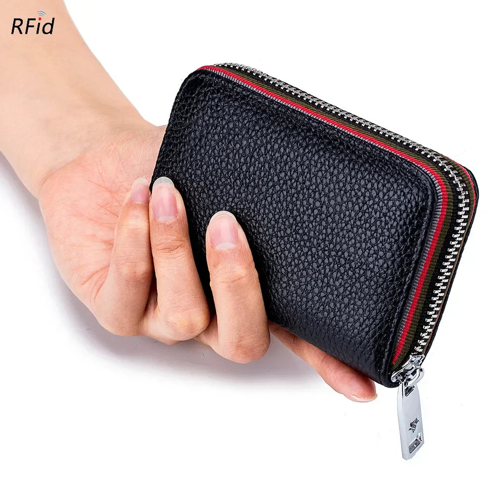 Maisy | RFID-blocking zip travel wallet made of faux leather