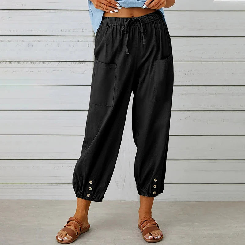 AYLA | Breathable Linen Trousers