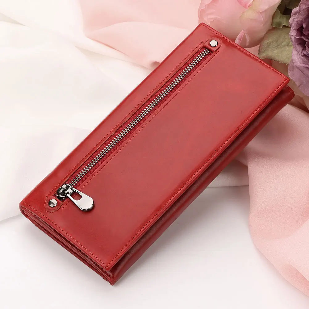 Kylee | RFID-blocking large leather travel wallet