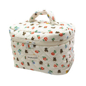 Aleyna | Floral Design and Practical Beauty Storage Bag