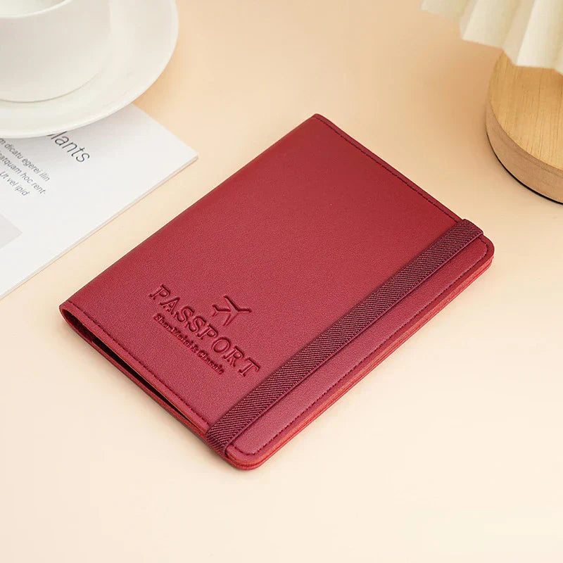 Linda | RFID-blocking passport card holder travel wallet