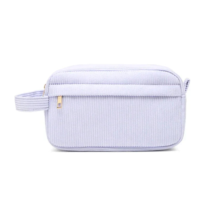 Kamiyah | Soft Cord Cotton Travel Cosmetic Bag