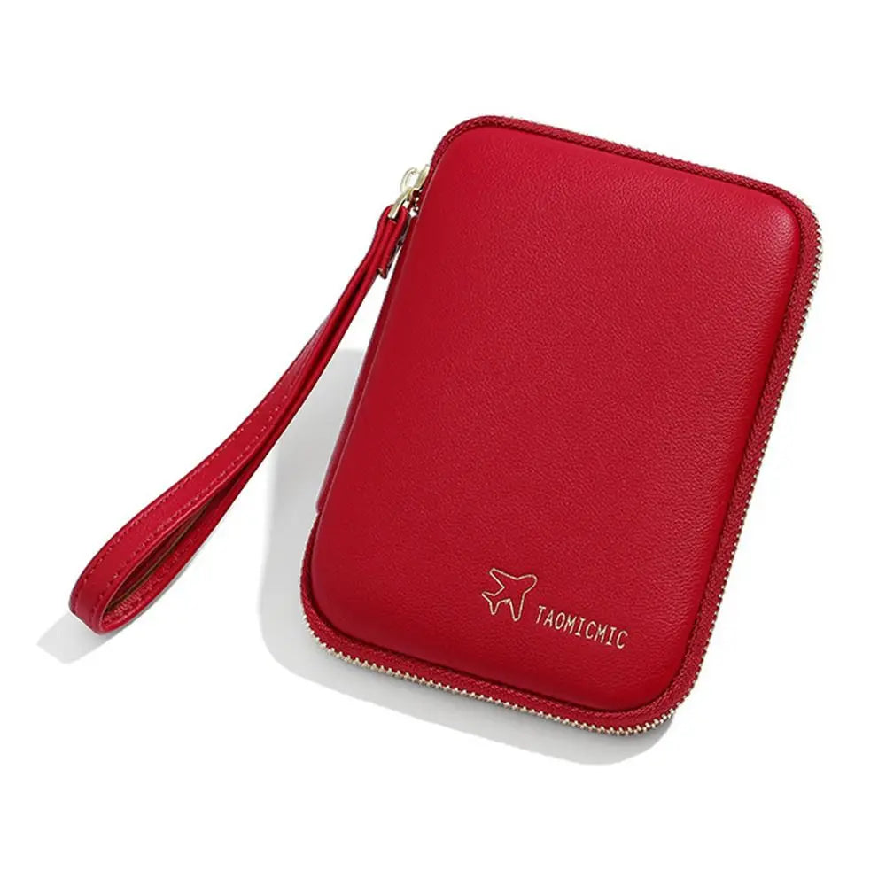 Robin | Elegant PU Leather Passport Holder Wallet