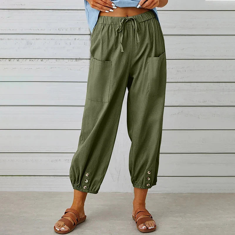 AYLA | Breathable Linen Trousers