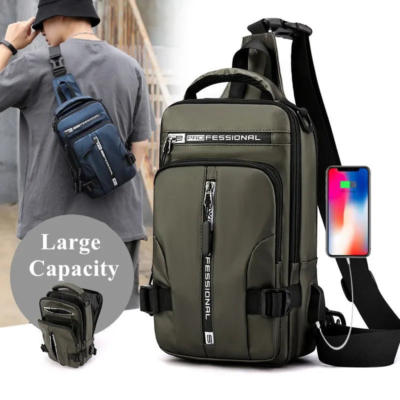 The Ultimate Men's Waterproof Anti-Theft Crossbody Sling Bag