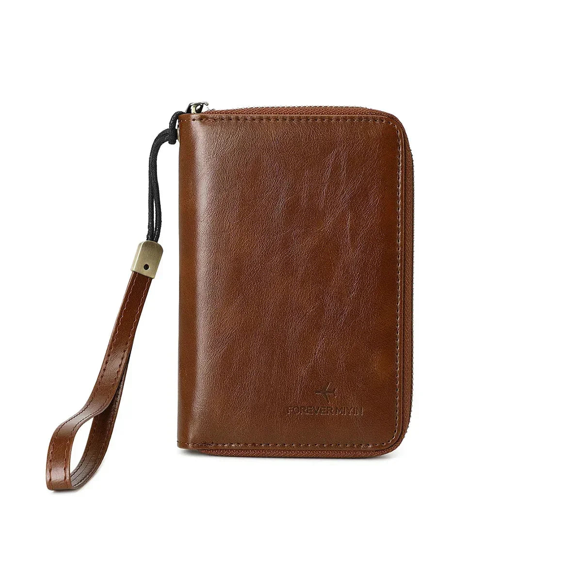 Samira | RFID-blocking Passport Holder Travel Wallet with Wrist Strap