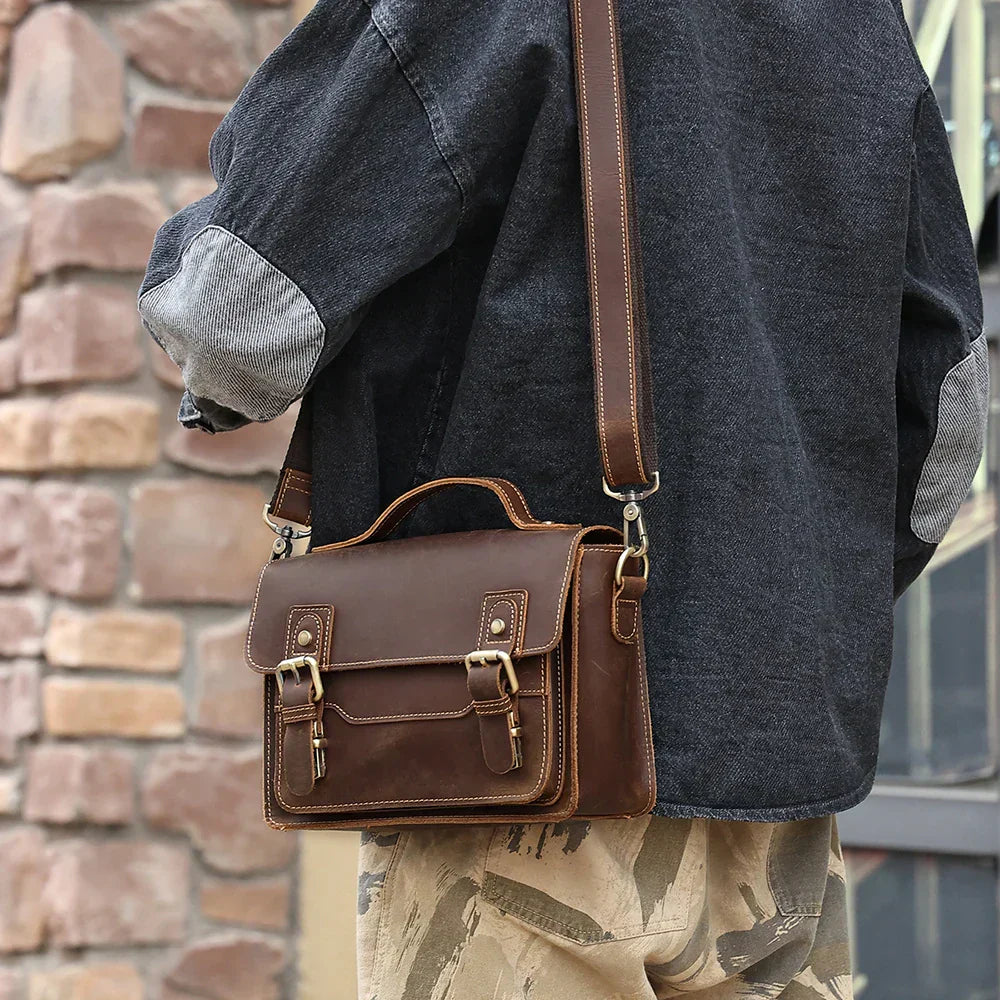 Oliver | Men's Casual Leather Crossbody Shoulder Bag