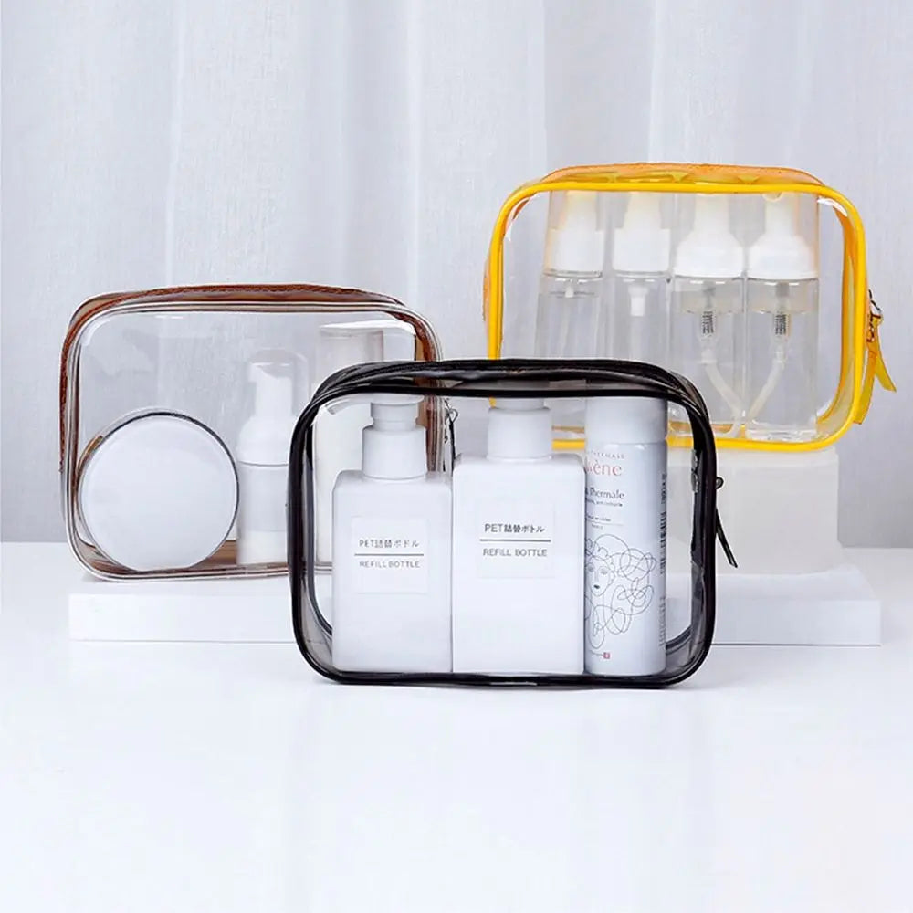 Samantha | Compact and Portable Transparent Makeup Bag