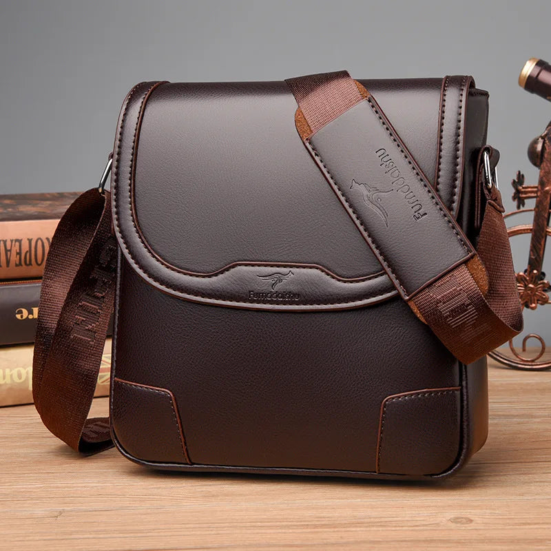 Ryan | Men's PU Leather Crossbody Messenger Bag