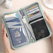 Kya | Travel wallet with large capacity and RFID protection for passports