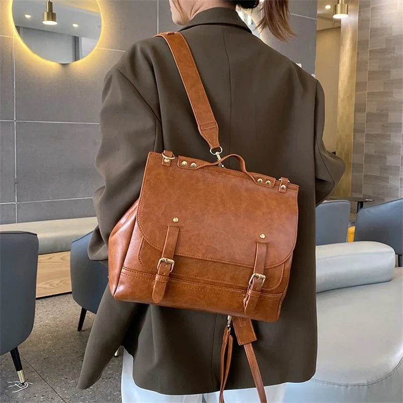 Sophie | Women's Vintage Leather Convertible Crossbody Bag