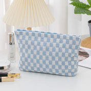 Ruthie | Checkered Aesthetic Makeup Pouch