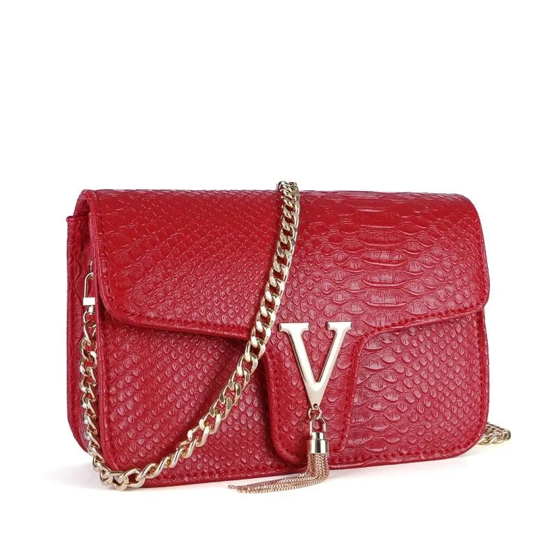 MILA | Luxury Handbag Crocodile Print