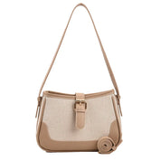 Hanna | Leather Color Block Shoulder Bag for Women