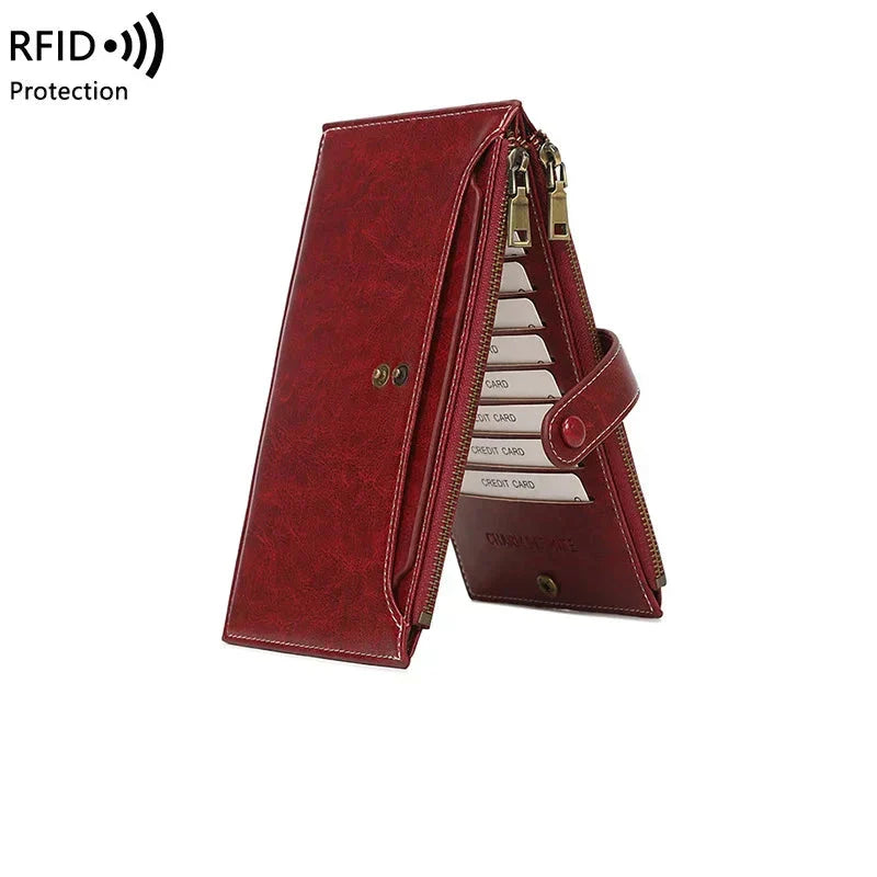 Savanna | RFID-blocking large travel clutch wallet