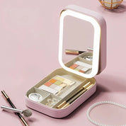 Kori | Portable LED-Lit Mirror Travel Makeup Bag