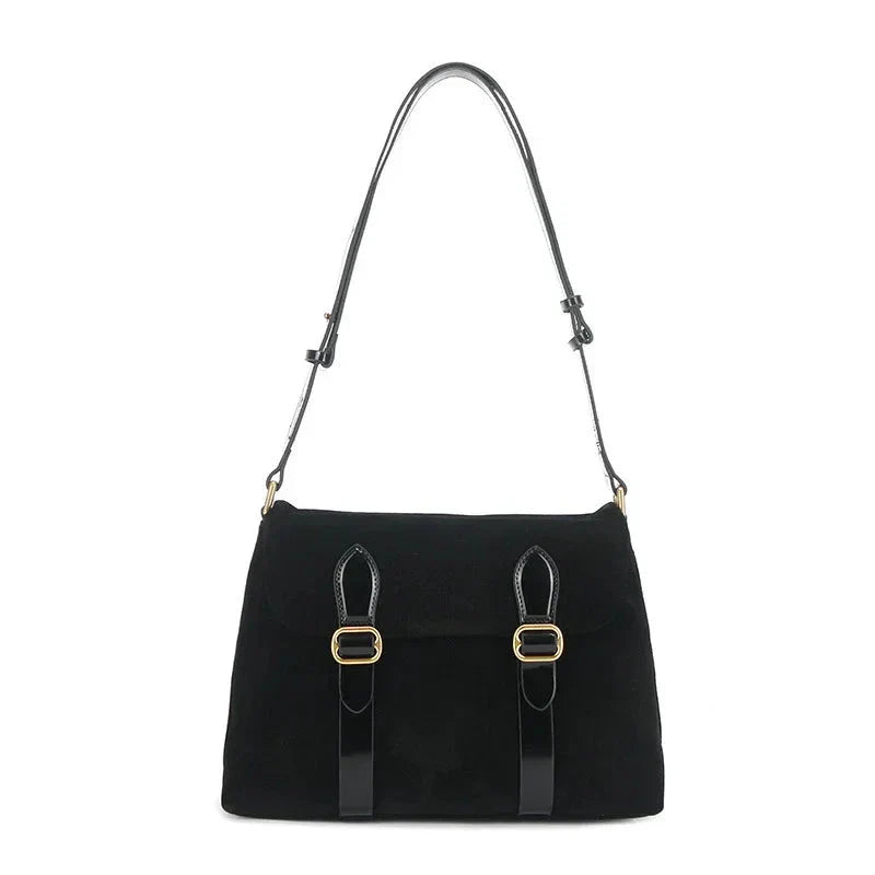 Maya | Women's Vintage Double Strap Crossbody Messenger Bag