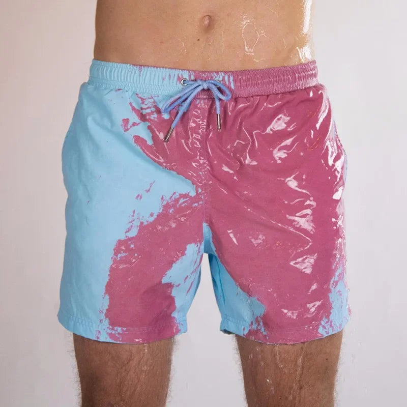 HANS | Magic Color Changing Swim Shorts Men Multicolor