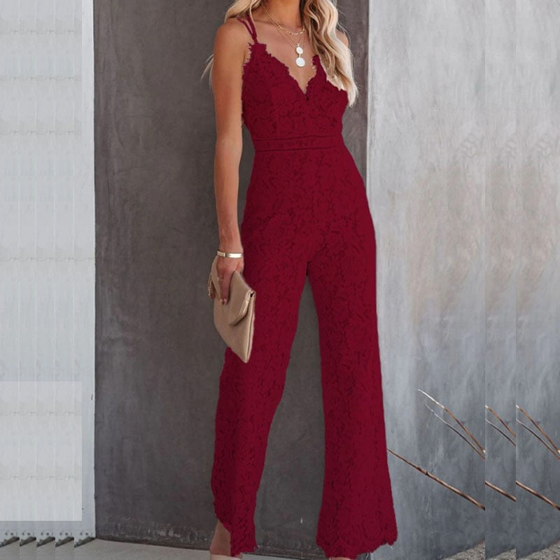 LUCY | Elegant Lace Jumpsuit