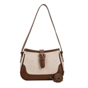 Hanna | Leather Color Block Shoulder Bag for Women