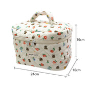 Aleyna | Floral Design and Practical Beauty Storage Bag