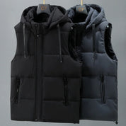 Calvin Hooded Bodywarmer | Premium Quilted Men's Bodywarmer with Hood