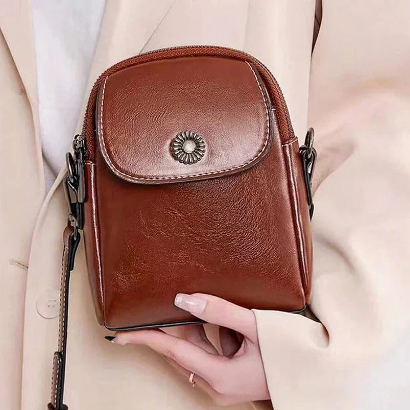 Sophie | Women's Vintage Leather Small Crossbody Bag