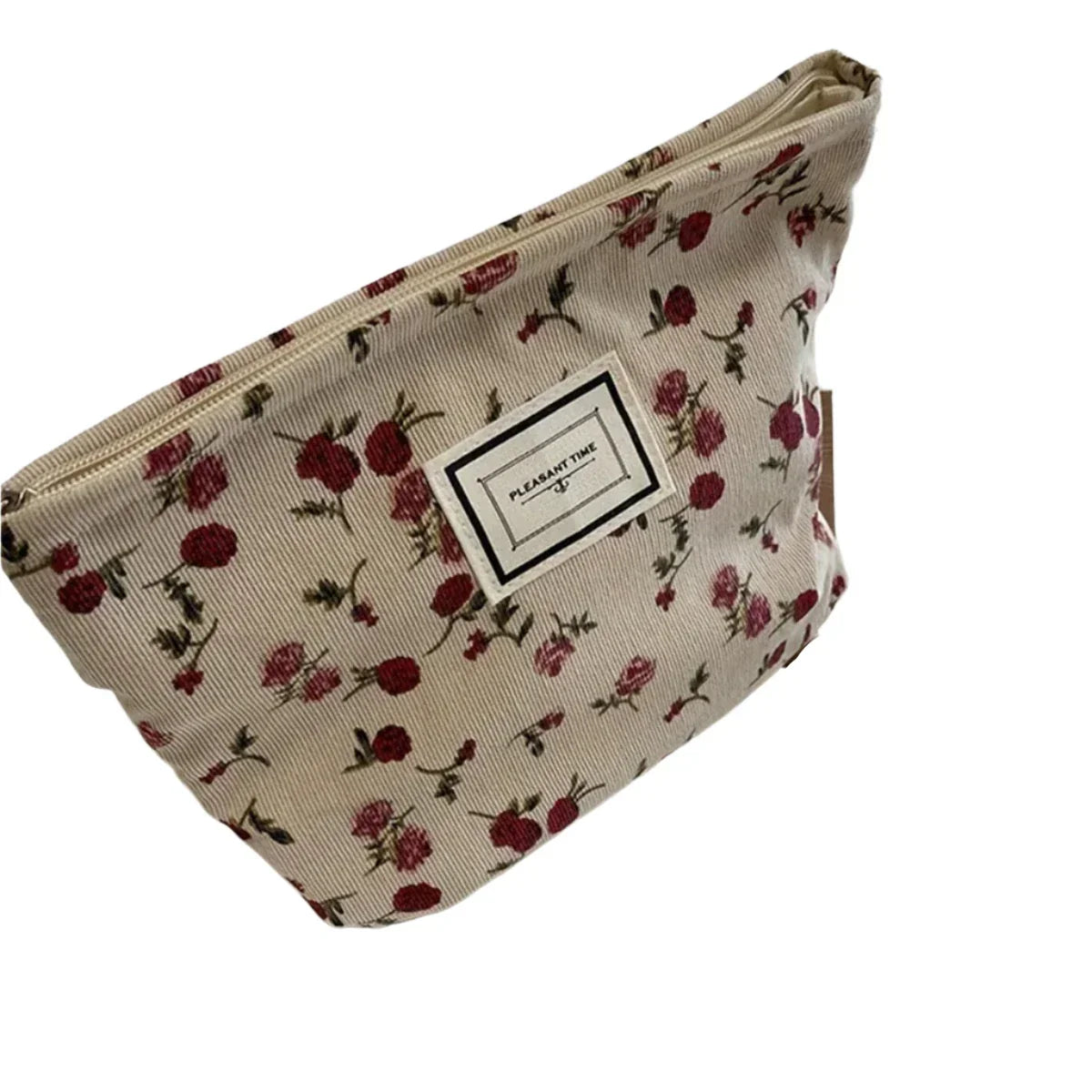 Jaycee | Elegant Rose Makeup Bag with Large Capacity