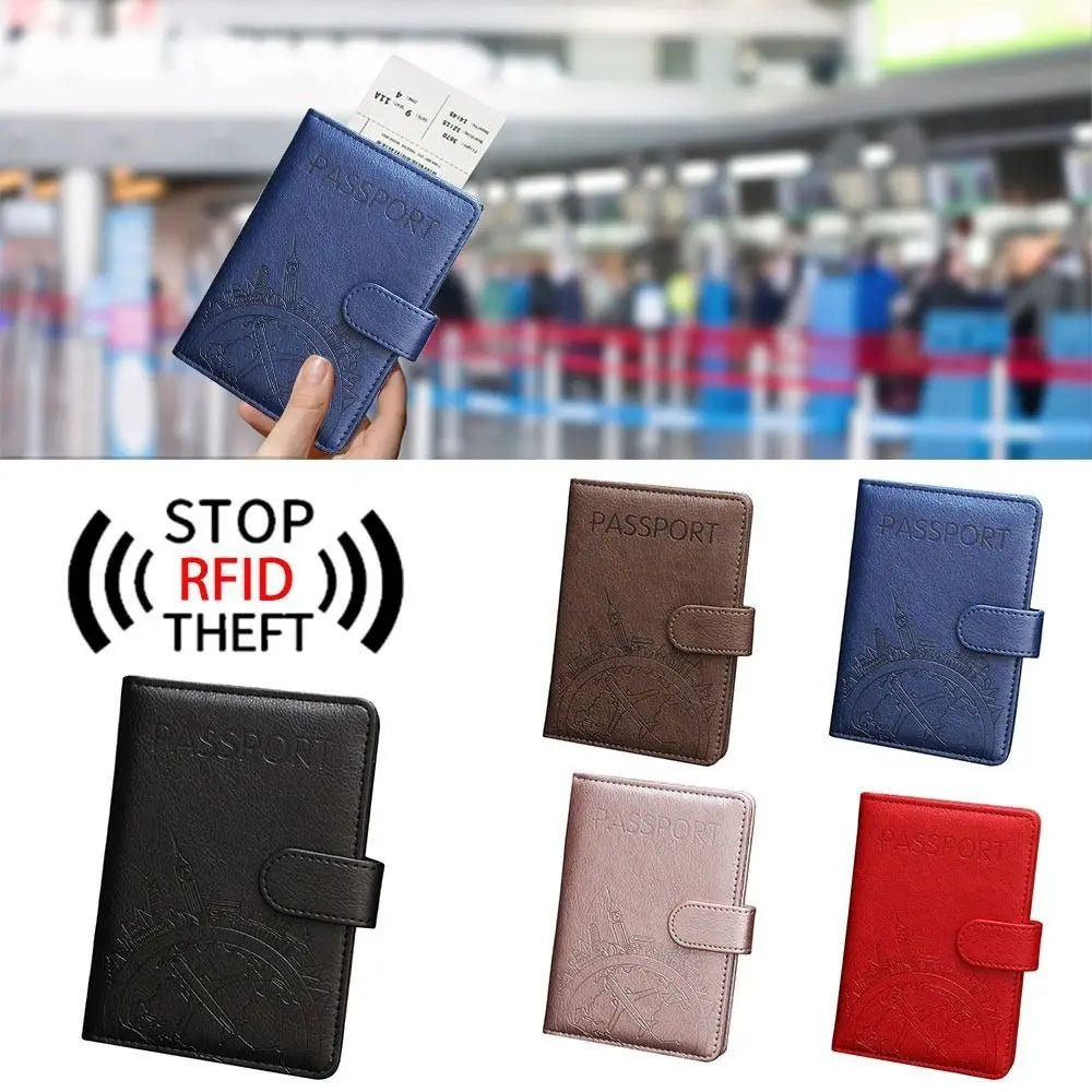 Teresa | RFID Leather Passport Holder Travel Wallet